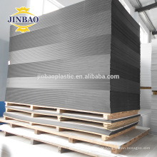 JINBAO waterproof a placa da espuma do pvc usada no preto do painel de parede